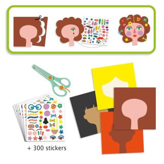 Klistermærker - Frisør