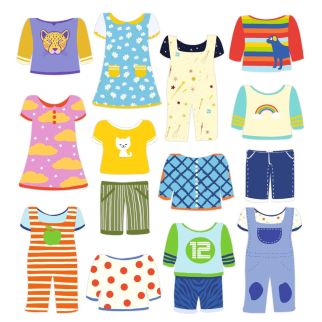 Tag af og på klistermærker - Tøj