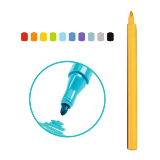 Tusser - 10 stk  Regnbue