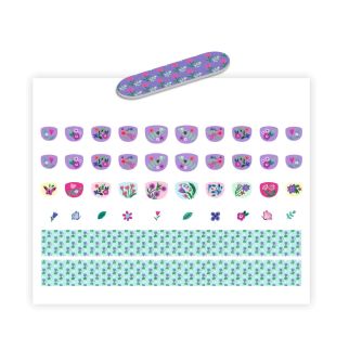 Neglestickers, Små blomster