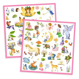 Klistermærker, Feer og magi - metaleffekt