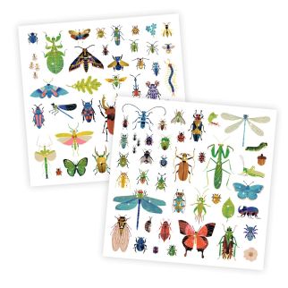 Klistermærker - Insekter - metaleffekt