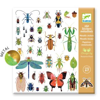 Klistermærker - Insekter - metaleffekt