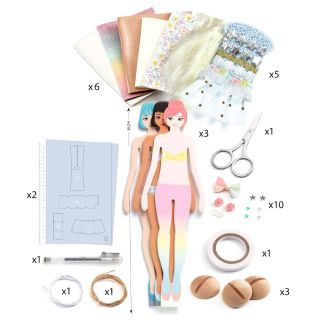 Påklædningsdukker, Mode af Caroline