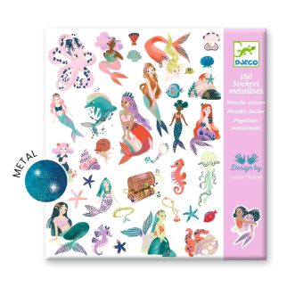 Klistermærker, Havfruer - metaleffekt