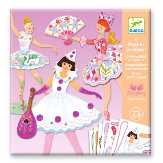 Spr&aelig;llefigurer p&aring; pind - Danserinder