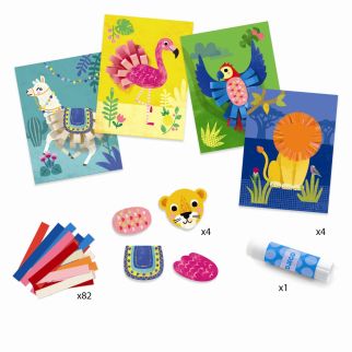 Kreativ Collages, Med små løkker