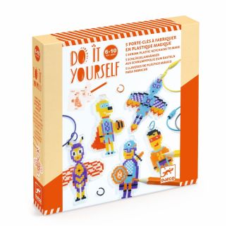 DIY - Krympeplast, Pixel superhelte