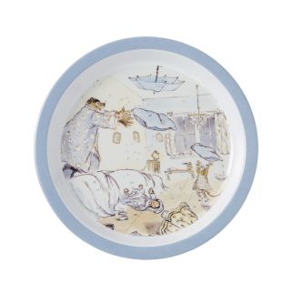Ernest og Célestine tallerken, blå  Ø18cm