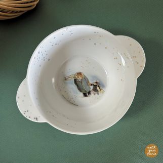 Ernest og Célestine skål med håndtag