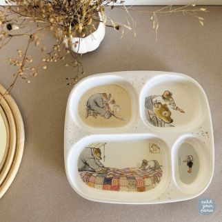 Ernest og Célestine rumdelt tallerken