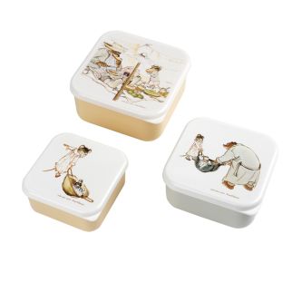 Ernest og Célestine snackbokse, 3 stk.