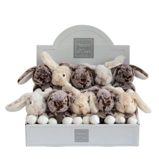 SMÅ VENNER - Display Z'animoos kaniner, 17 cm (ass.) 12 stk.