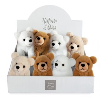 SMÅ VENNER - Display bjørne, 15 cm (ass.) 8 stk.
