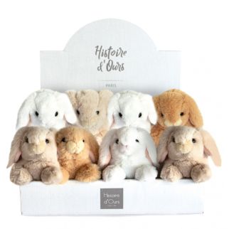 SMÅ VENNER - Display kaniner, 17 cm (ass.) 8 stk.