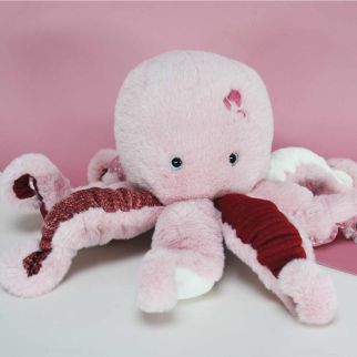 HAVDYR - Blæksprutte lyserød, 30 cm