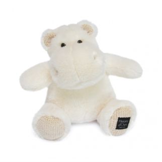 HIPPO - Flodhest HIP'CHIC elfenben, 25 cm