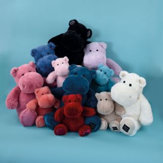 HIPPO - Flodhest HIP&#039;CHIC elfenben, 85 cm