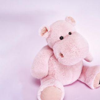 HIPPO - Flodhest HIP&#039;PIE rosa, 40 cm