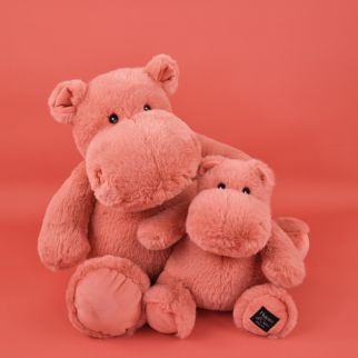 HIPPO - Flodhest HIP&#039;HUG terracotta, 25 cm