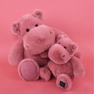 HIPPO - Flodhest HIP&#039;FUN rosa, 25 cm