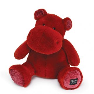 HIPPO - Flodhest HIP'KISS rød, 40 cm