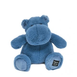 HIPPO - Flodhest HIP'BLUE blå, 25 cm