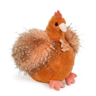 HØNS - DYR - Høne orange, 20 cm