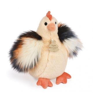 HØNS -DYR - Høne beige, 20 cm