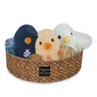 HØNS - DISPLAY kyllinger, 6 stk. (ass.)