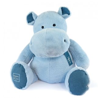 HIPPO - Flodhest denimblå, 85 cm