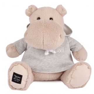HIPPO - Flodhest m/hoodie, 40 cm
