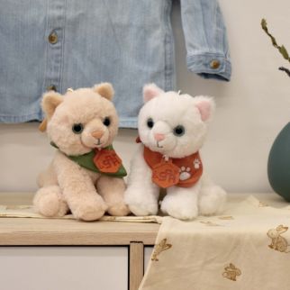 SPA - Kat hvid m/hus, 16 cm