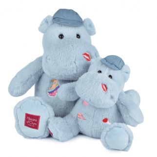 HIPPO - Flodhest m/stickers, 20 cm