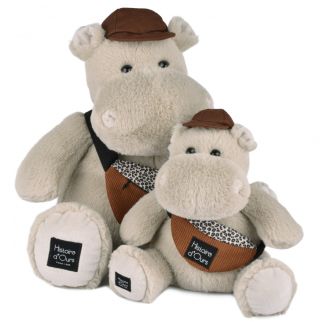 HIPPO - Flodhest m/skuldertaske, 20 cm