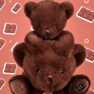 CLEMENTIN - Bjørn chokolade, 38 cm