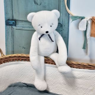 Méloé Bjørn, Hvid 56 cm