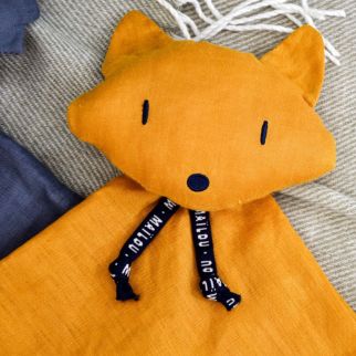 Perliopette Nusseklud, Ræv 38 cm