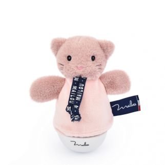 Dorlotin Kat, Rose musiktumling m/lys 16 cm 