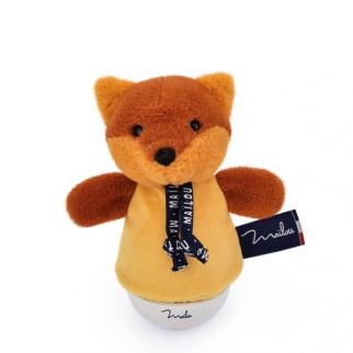 Dorlotin Ræv, musiktumling m/lys 16 cm 