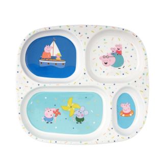 Gurli Gris Rumdelt tallerken mønsteret