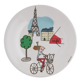 Paris cykel tallerken